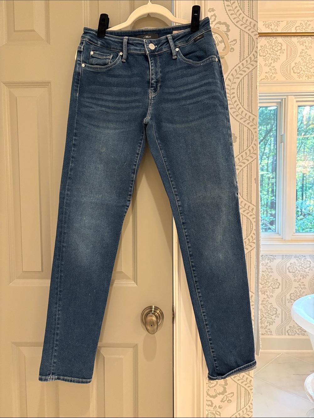 Mavi Women’s  Slim Straight Blue Jeans